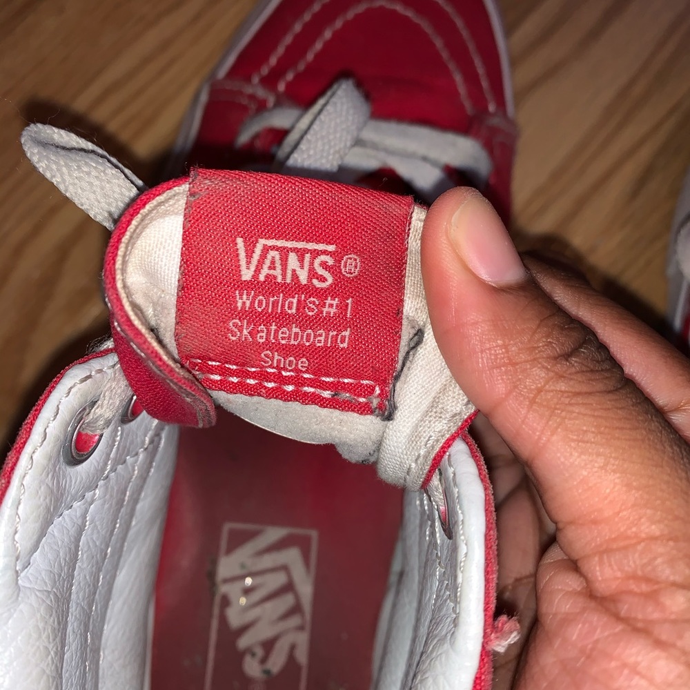 Red Vans - Picture 3 of 4